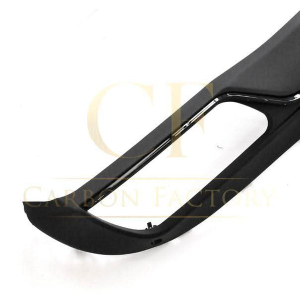 CF Style Gloss Black Rear Diffuser & Exhaust Tips for Mercedes Benz W205 C Class 15-21