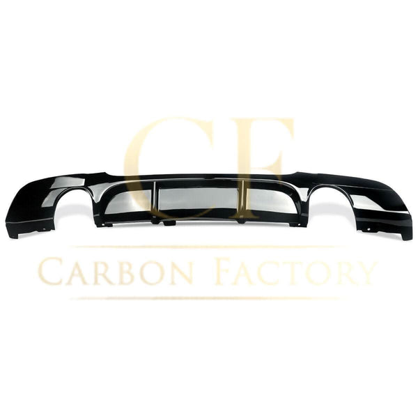 MP Style Gloss Black Rear Diffuser Dual Exhaust for BMW E92 E93 3 Series 05-13