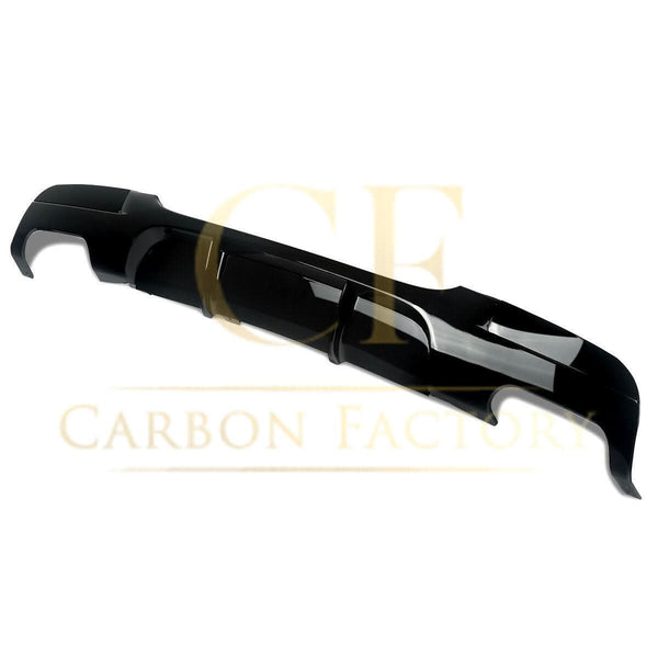 MP Style Gloss Black Rear Diffuser Quad Exhaust for BMW E90 E91 3 Series 05-13