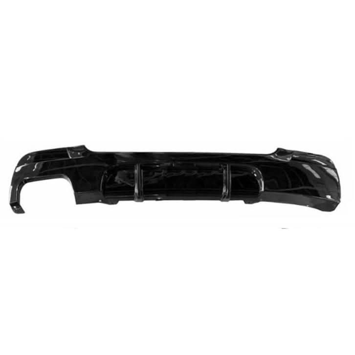 MP Style Gloss Black Rear Diffuser Twin Exhaust for BMW E90 E91 3 Series 05-13
