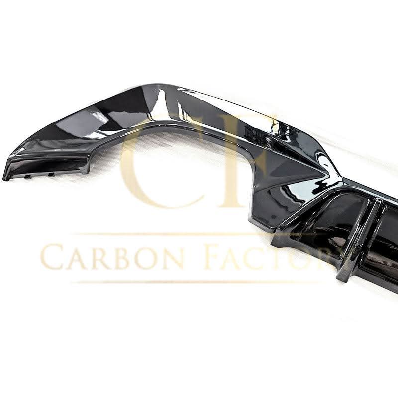 RK Style Gloss Black Rear Diffuser Quad Exhaust for BMW 3 Series G20 G21 Pre-LCI 19-22