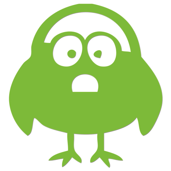 Funny Cartoon Bird Sticker