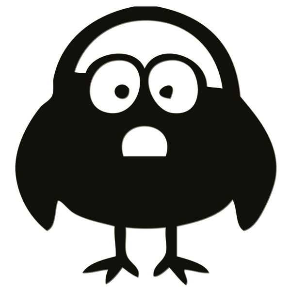 Funny Cartoon Bird Sticker