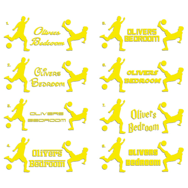 Boys Bedroom Door Sticker