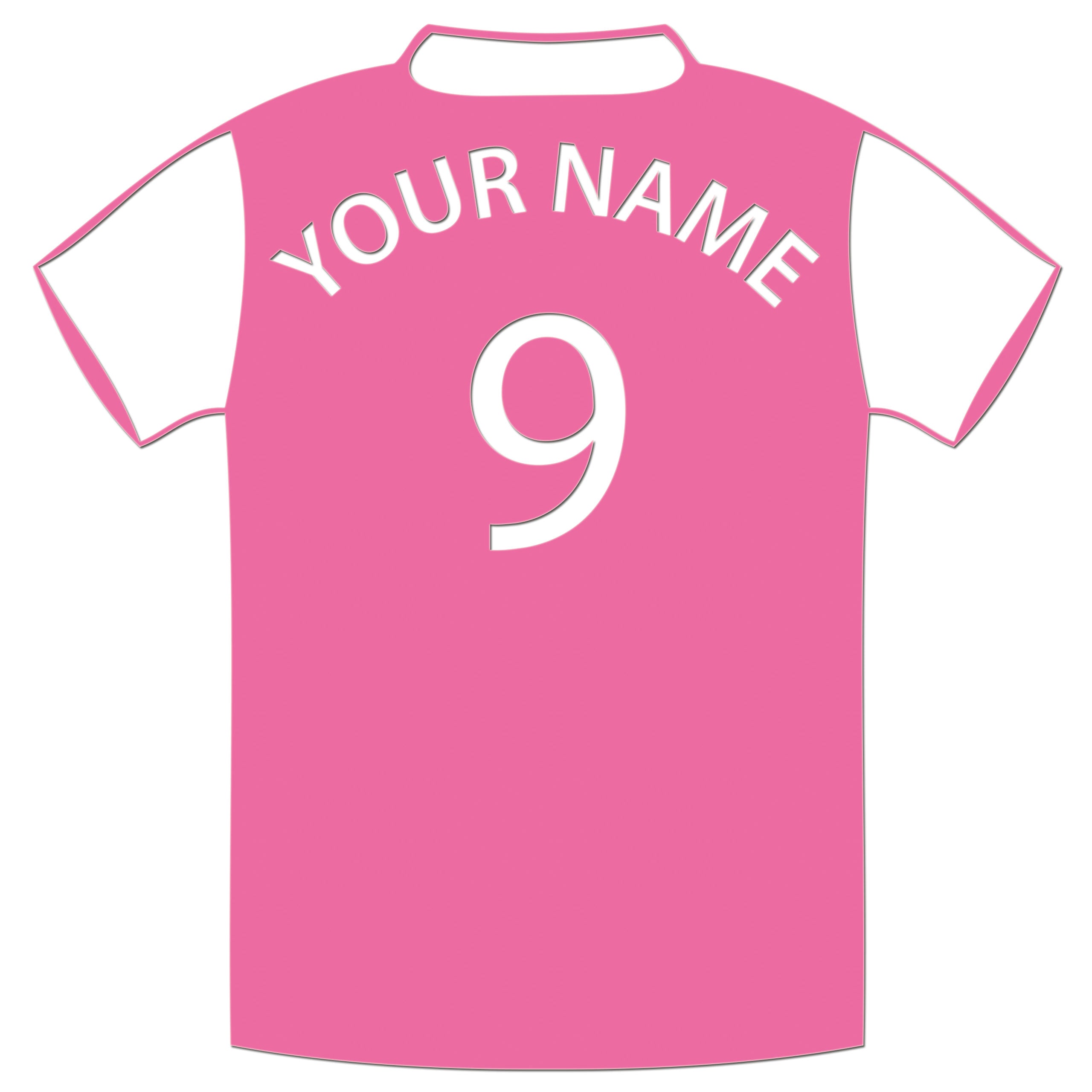 Personalised Football Shirt Sticker