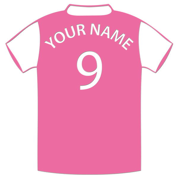 Personalised Football Shirt Sticker