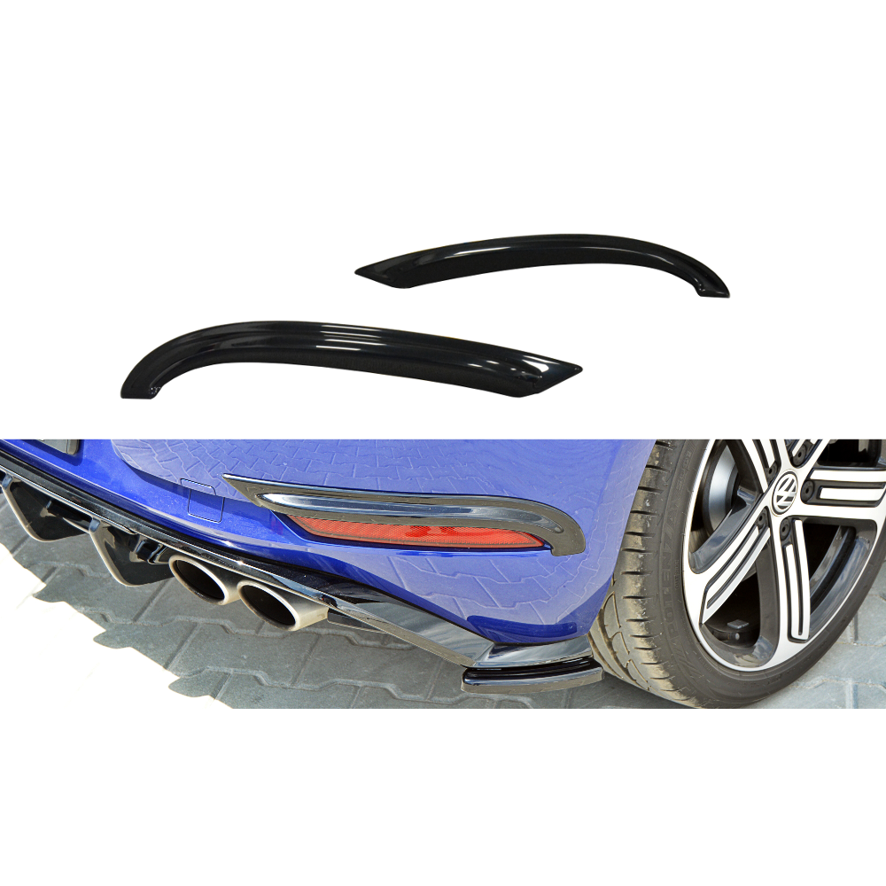 Maxton Design - REAR FRAMES FOR LIGHTS VW GOLF 7 R / R-LINE FACELIFT