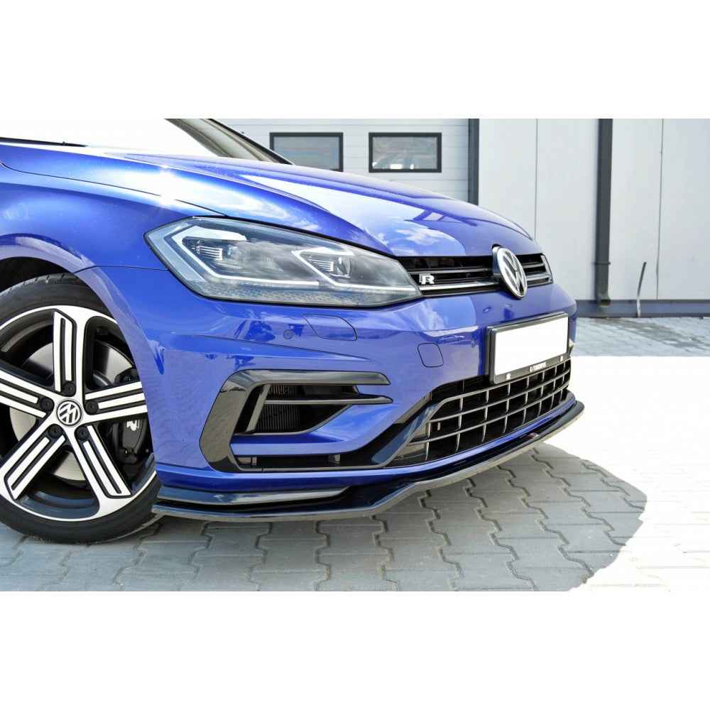 Maxton Design - FRONT SPLITTER V.3 VW GOLF 7 R / R-LINE FACELIFT