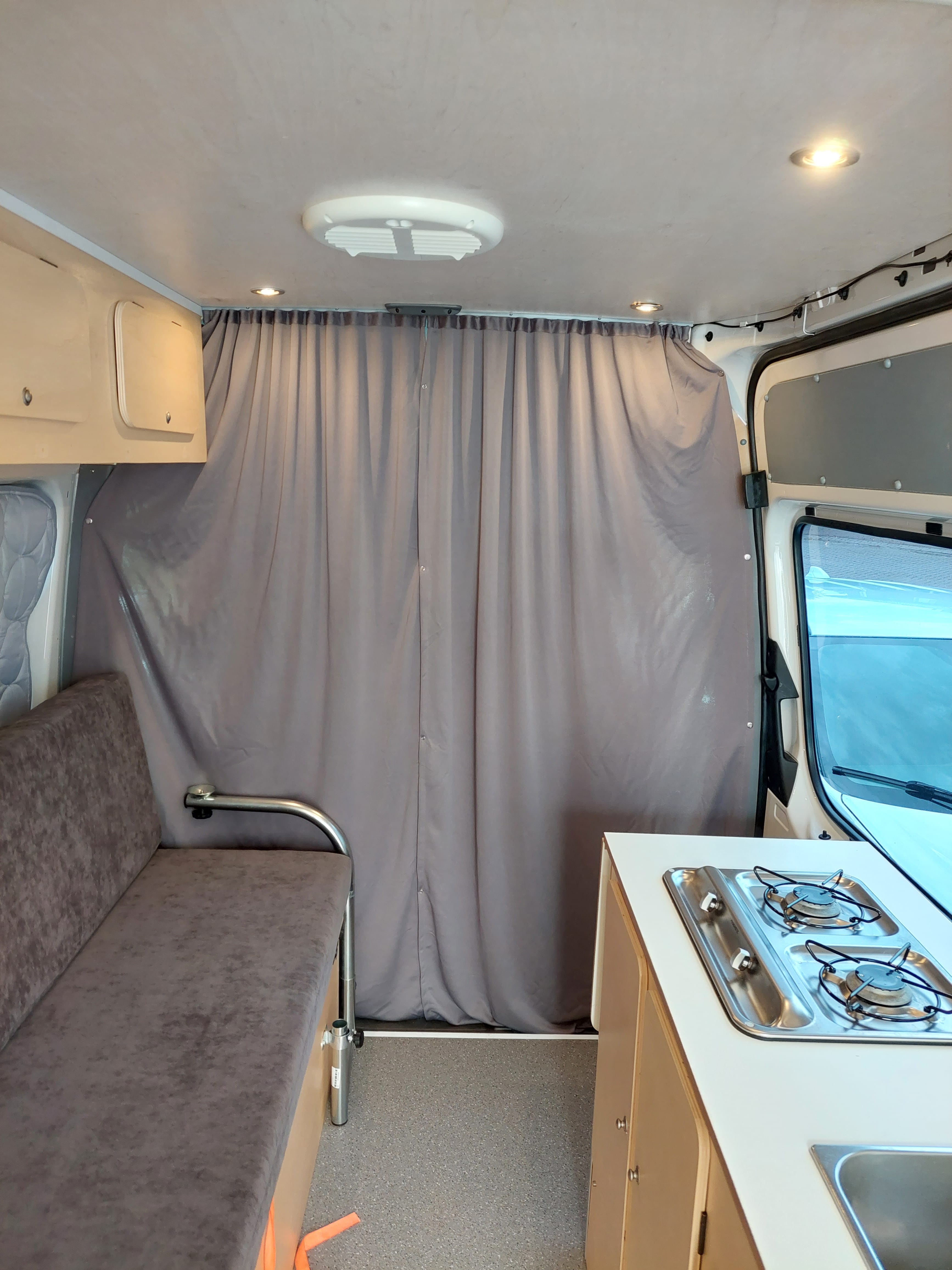 For Mercedes & Dodge Sprinter Maxi-Cab Divider Curtain Kit – Premium Privacy Solution for Vans