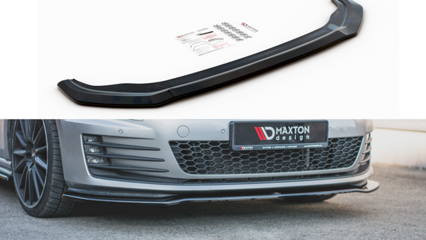 Maxton Design - Front Splitter V2 VW GOLF 7 Pre Facelift GTI (2013-2016)