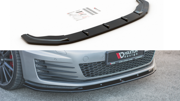 Maxton Design - Front Splitter V.1 VW Golf 7 GTI / GTD (2013-2016)