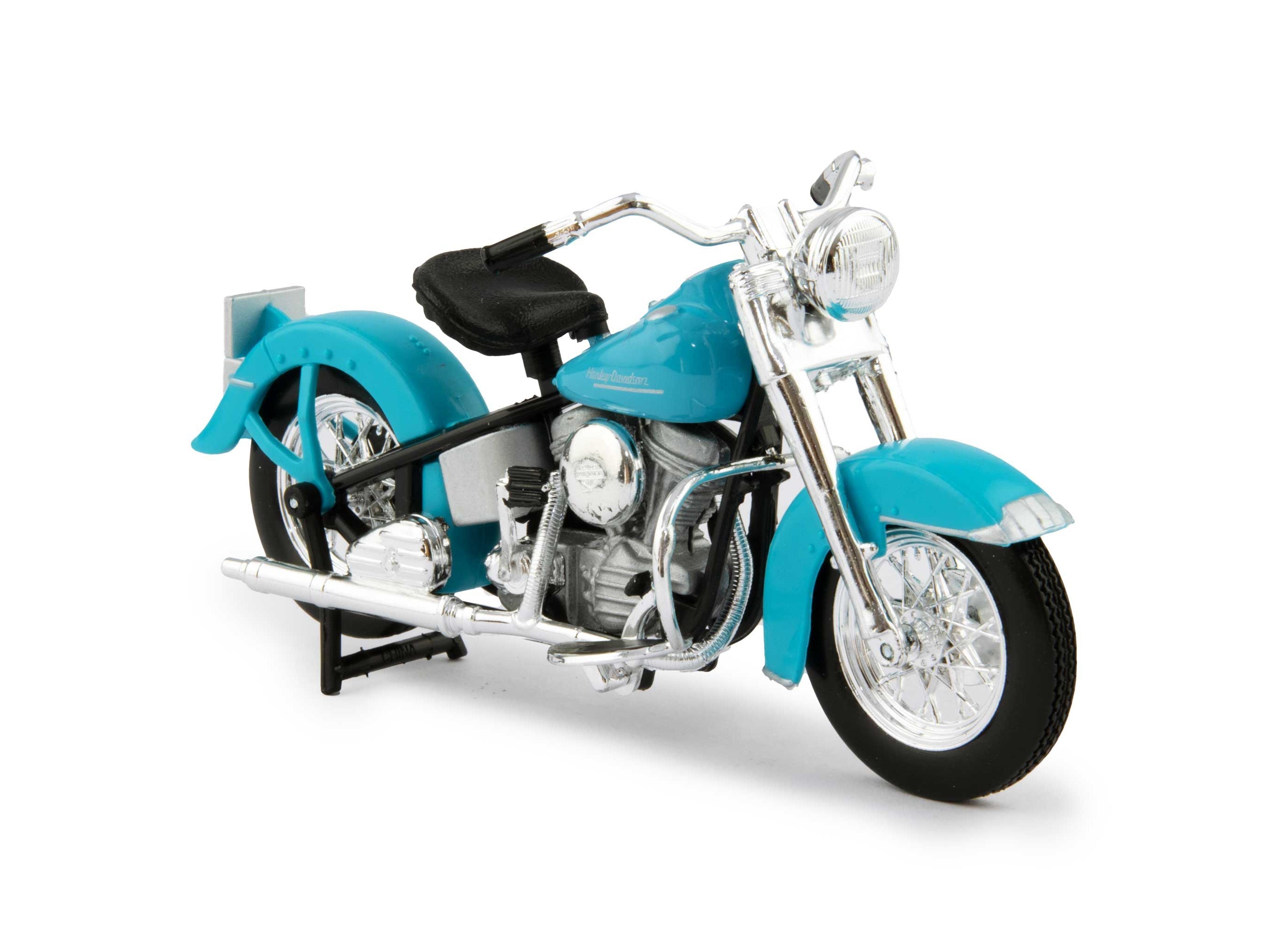 Harley-Davidson 74 FL Hydra Glide 1953 blue - 1:18 Scale Motorbike Model