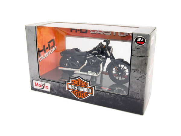 Harley-Davidson Sportster Iron 883 2014 black- 1:18 Scale Motorbike Model