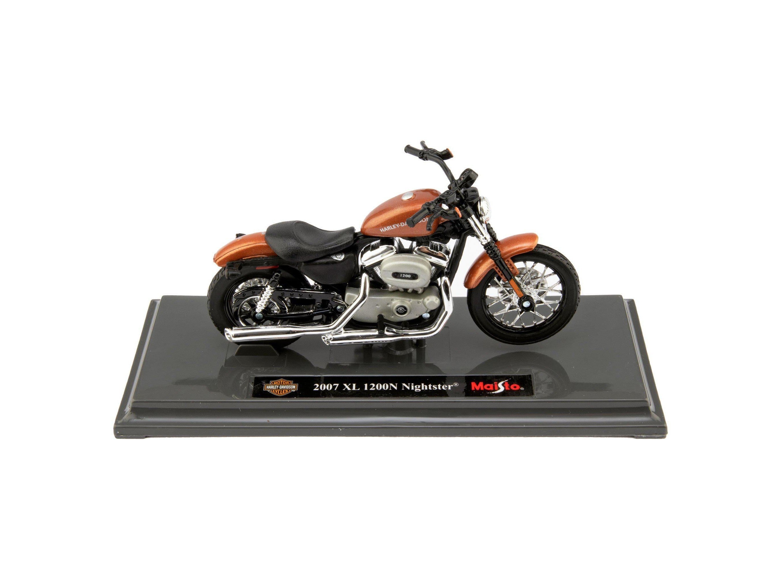 Harley-Davidson XL 1200N Nightster 2007 bronze - 1:18 Scale Motorbike Model