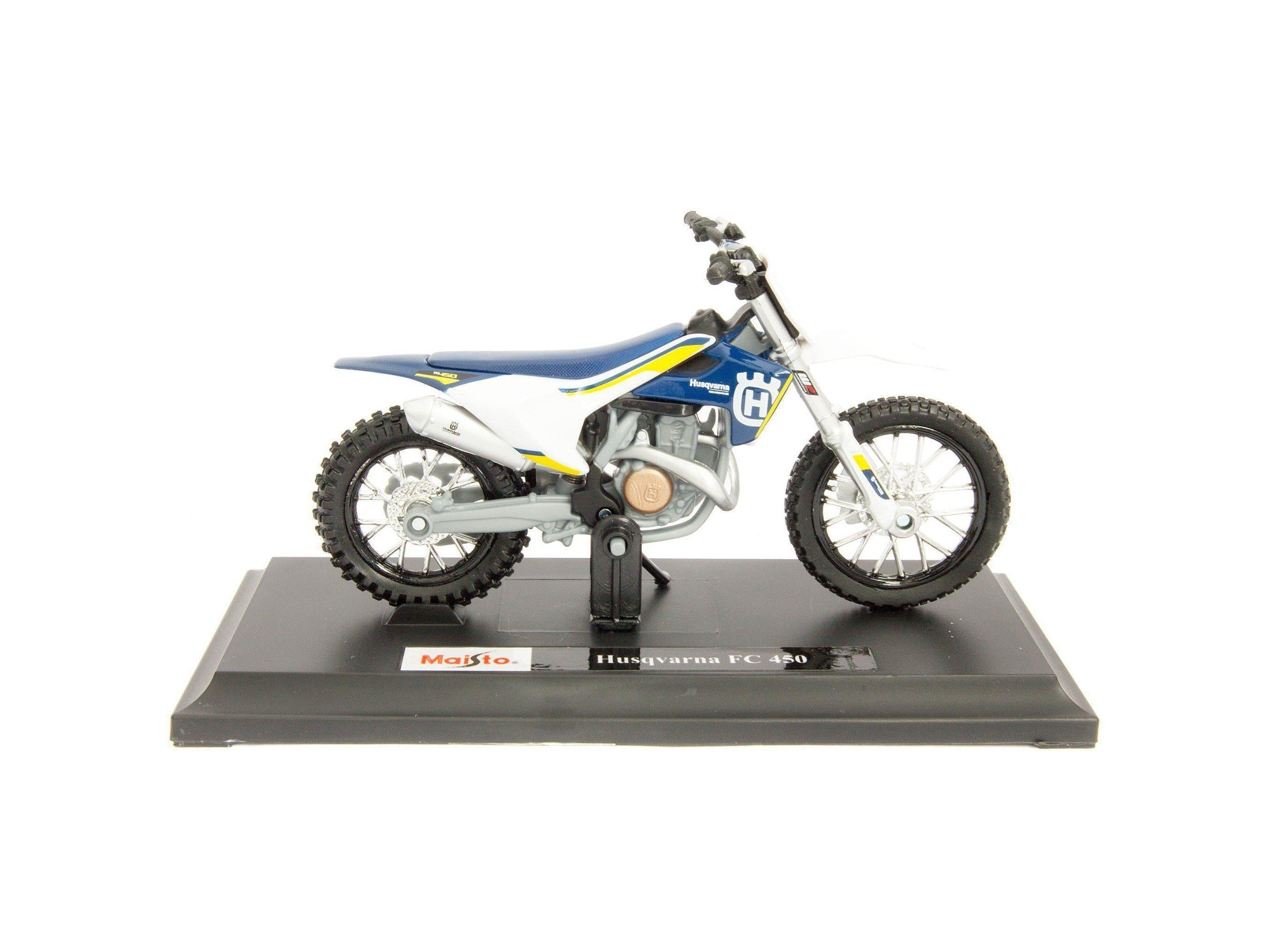 Husqvarna FC 450 blue - 1:18 Scale Motorbike Model