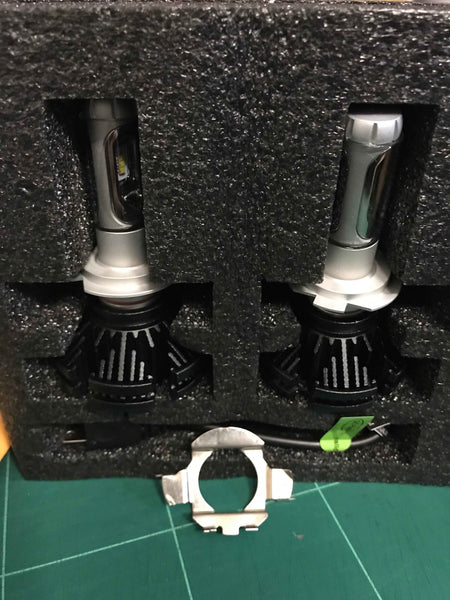 H7 LED Headlight Retaining Clip – Twist Lock Holder | Pair (477 | PX26d)