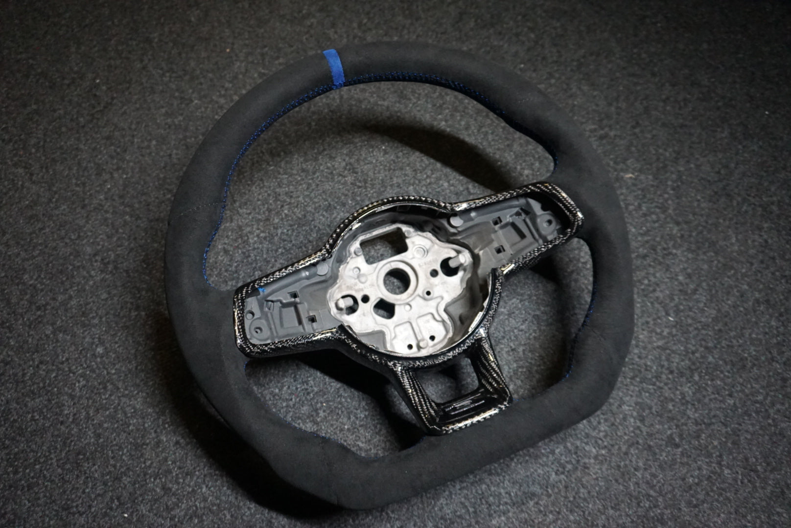 Volkswagen Polo MK5 6C Bespoke Custom Alcantara / Leather Steering Wheel (CUSTOM / GTI / R Line / GT 2014 - 2017 Models)