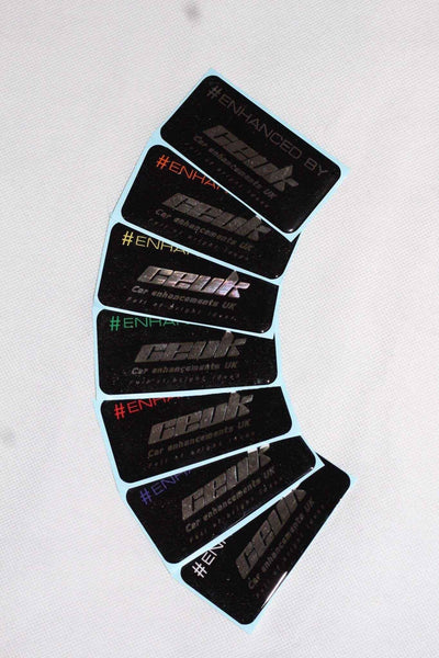 #Enhanced Gel Badge – Premium Car Sticker in Multiple Colours