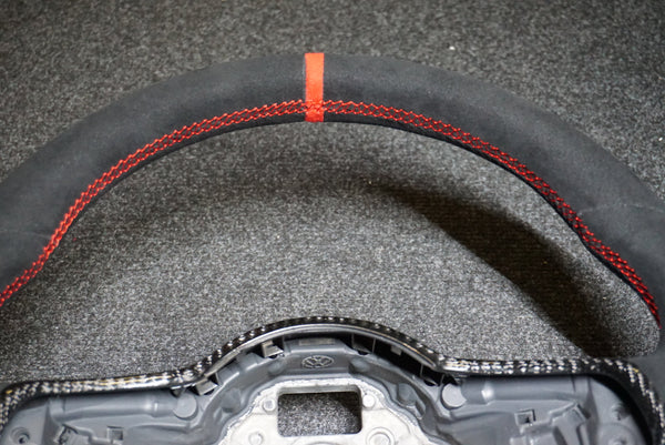 Volkswagen Polo MK5 6C Bespoke Custom Alcantara / Leather Steering Wheel (CUSTOM / GTI / R Line / GT 2014 - 2017 Models)