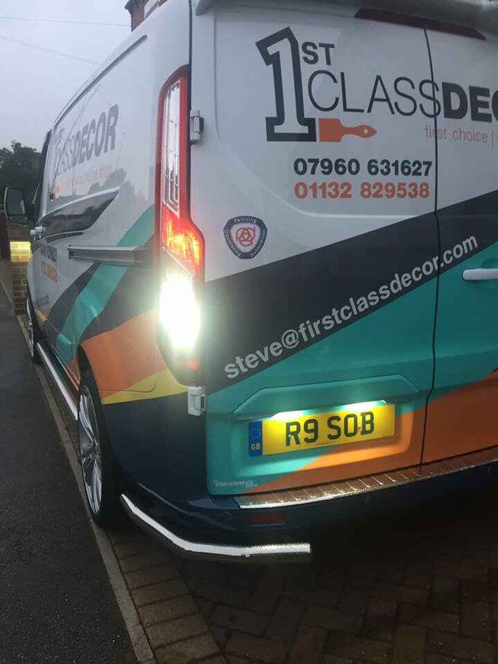 Transit Custom LED Number Plate Light – Sealed Unit | CEUK (501 | T10 | W5W)