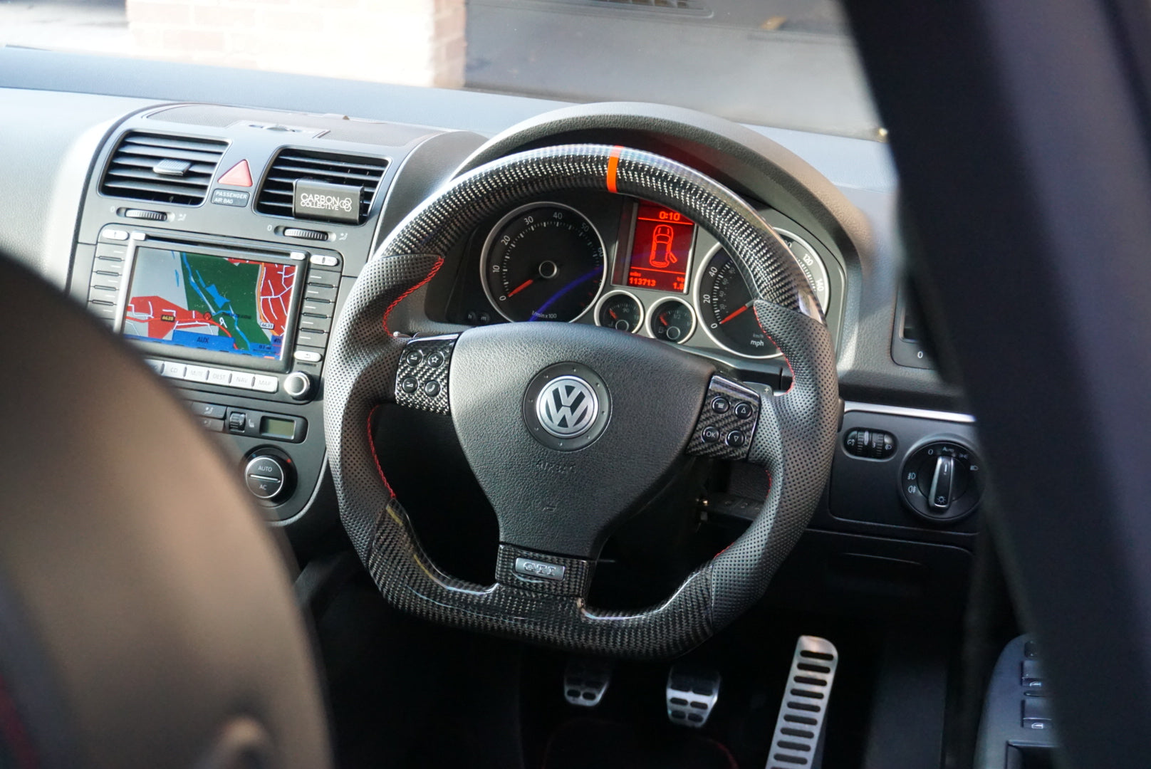 Volkswagen Golf MK5 Base / GTI Custom Carbon Fibre Steering Wheel (2003 - 2008)