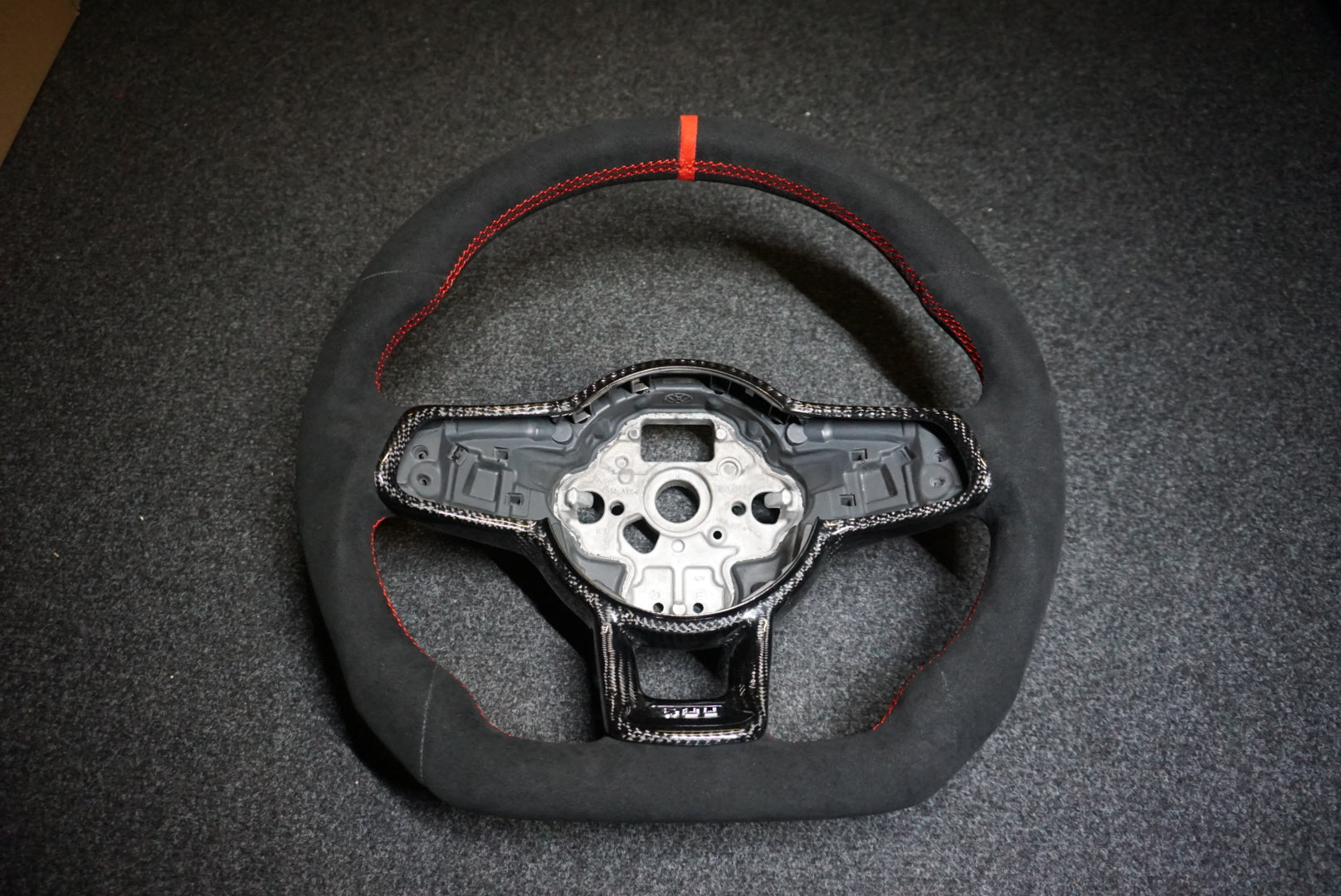 Volkswagen Polo MK5 6C Bespoke Custom Alcantara / Leather Steering Wheel (CUSTOM / GTI / R Line / GT 2014 - 2017 Models)