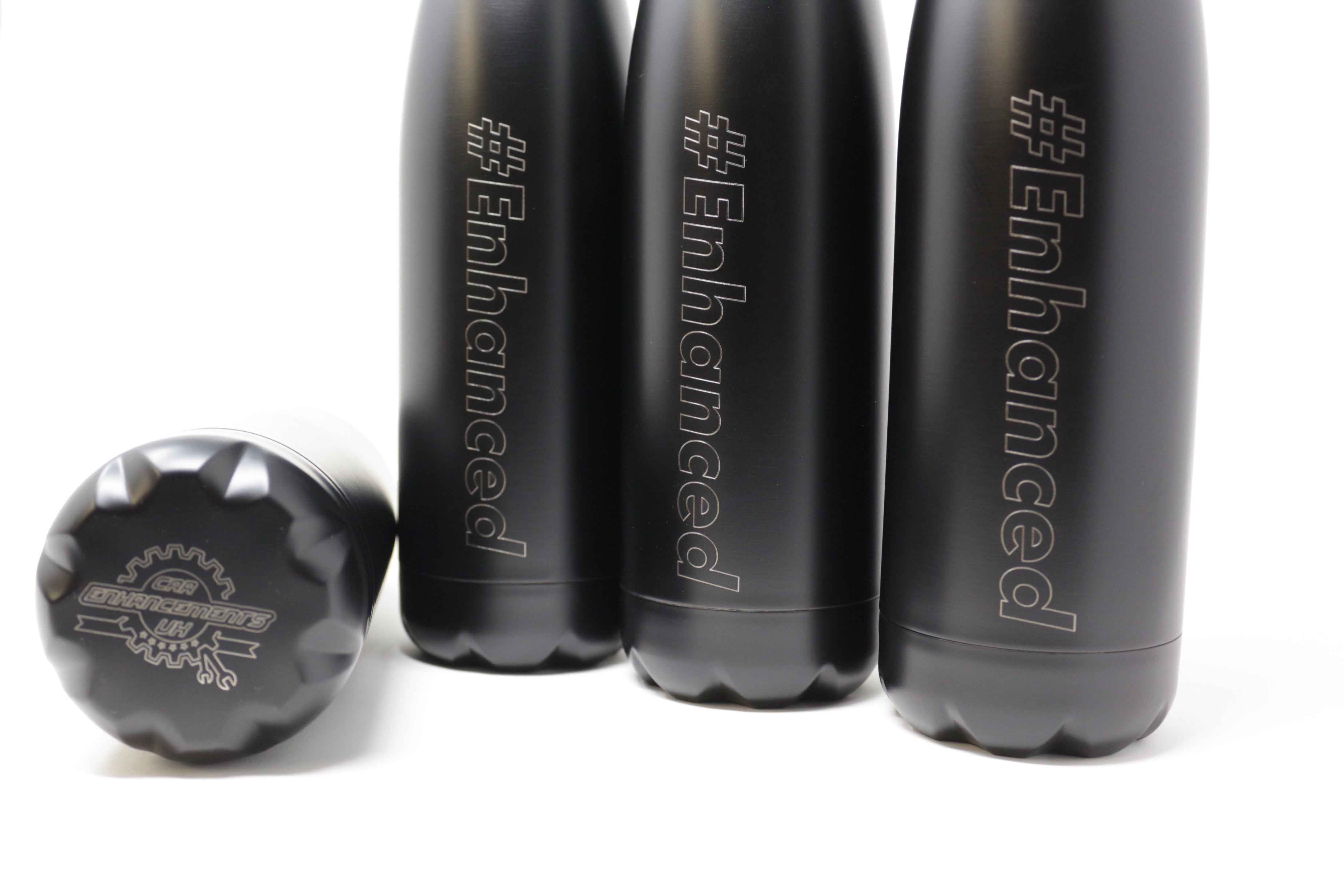 #Enhanced CEUK Insulated Water Bottle – Matte Black | Hot & Cold | Workshop Logo Branded