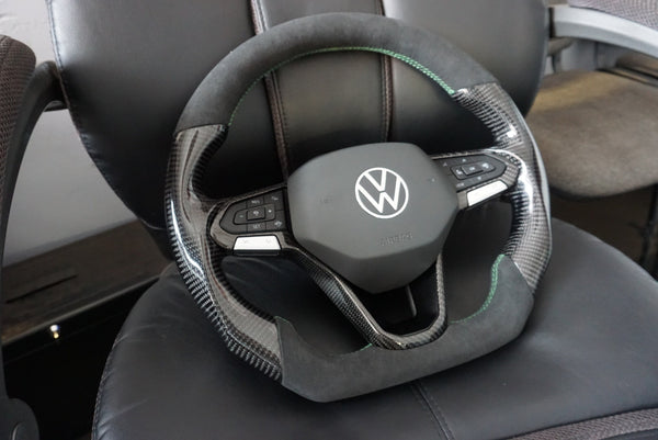 Volkswagen Golf MK8 Carbon Fibre Steering Wheel (2020+ Models)