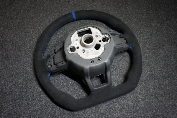 Volkswagen Polo MK5 6C Bespoke Custom Alcantara / Leather Steering Wheel (CUSTOM / GTI / R Line / GT 2014 - 2017 Models)