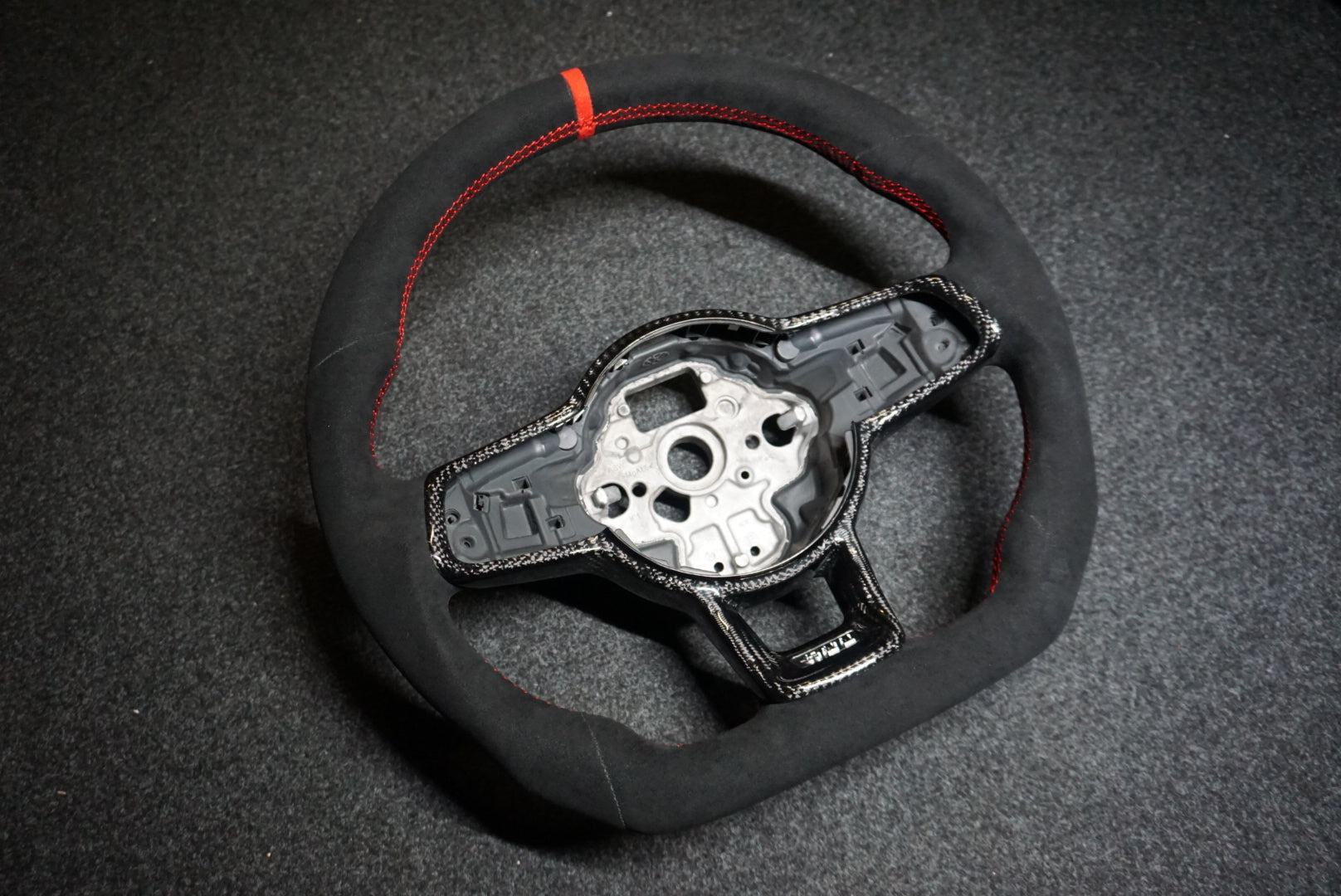 Volkswagen Golf MK7 / MK7.5 Bespoke Custom Alcantara / Leather Steering Wheel (CUSTOM /  GTI / GTD / R-Line / R 2013 - 2020 Models)