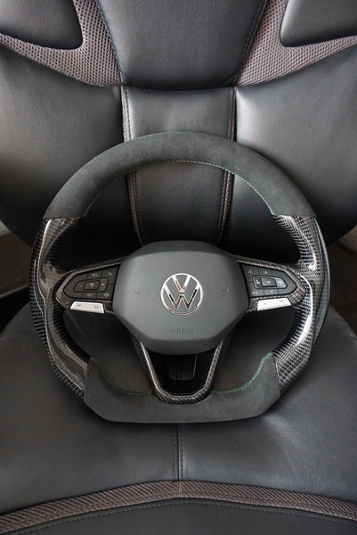 Volkswagen Golf MK8 Carbon Fibre Steering Wheel (2020+ Models)