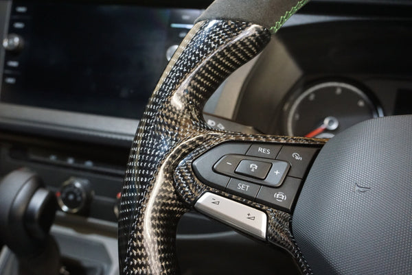 Volkswagen Transporter T6.1 Carbon Fibre Steering Wheel (2020+ Models)
