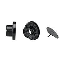 Drain Plug Non-return Valve 22 mm Through-hull Black | 4Boats