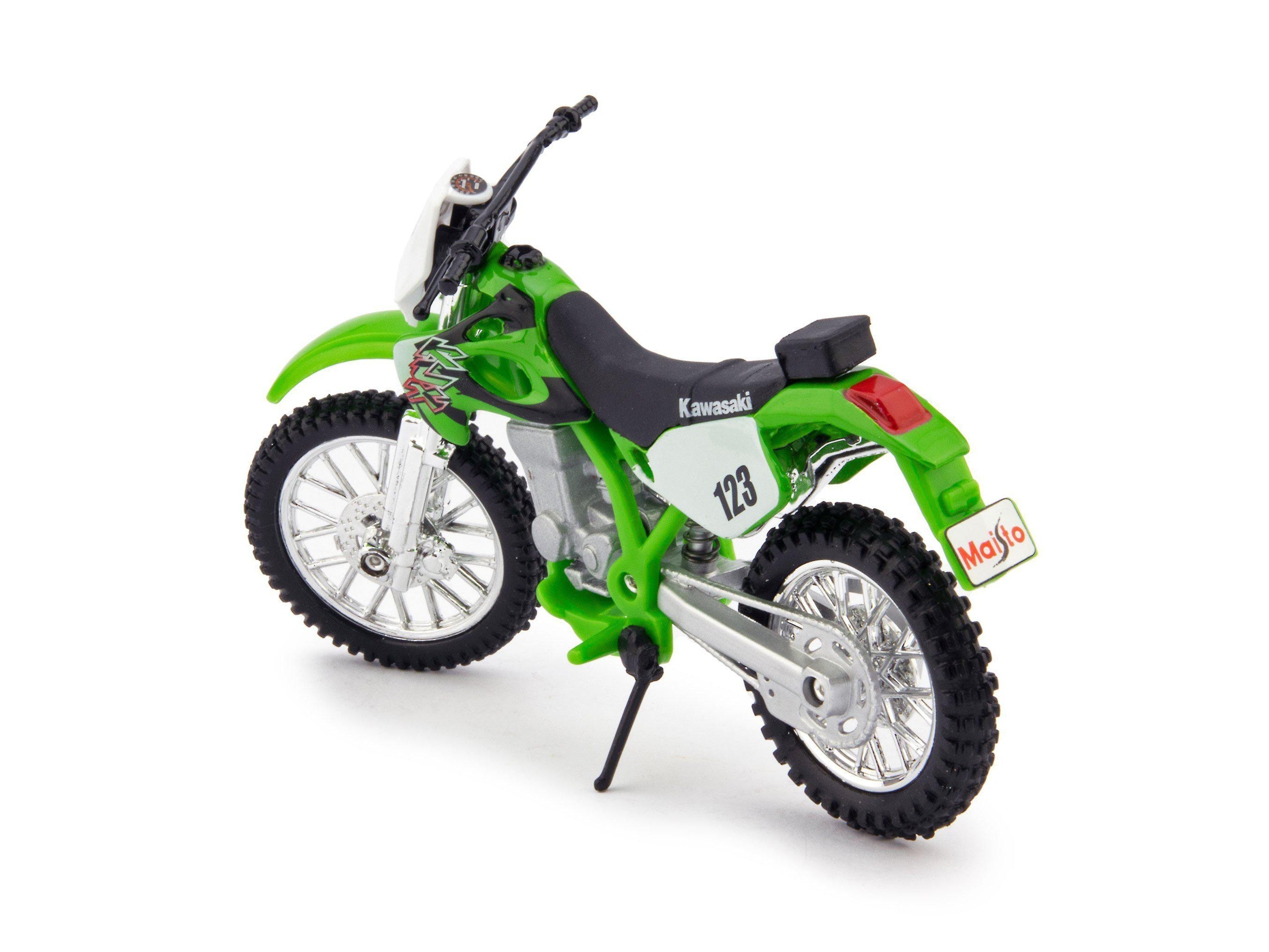 Kawasaki KLX250SR green - 1:18 Scale Motorbike Model