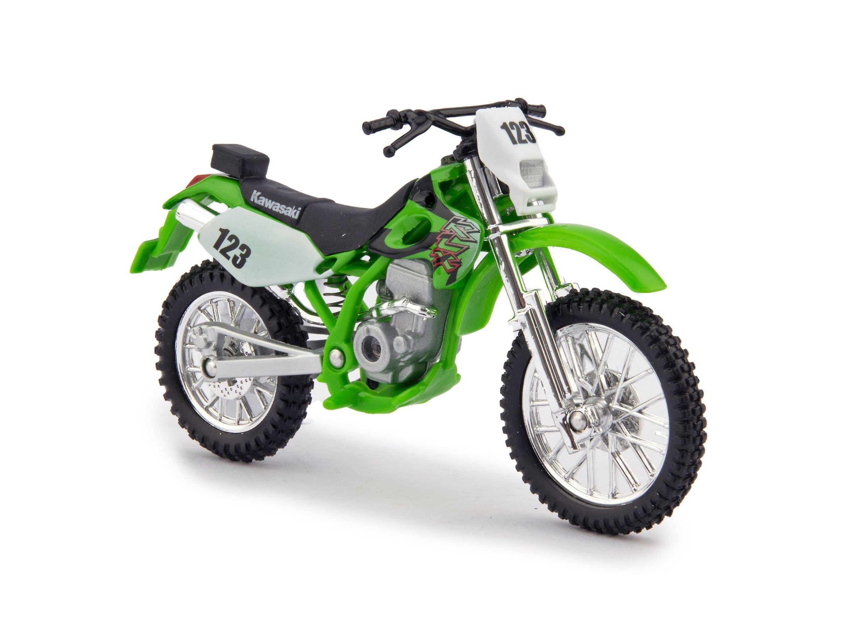 Kawasaki KLX250SR green - 1:18 Scale Motorbike Model