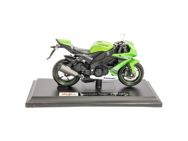 Kawasaki Ninja ZX-10R green - 1:18 Scale Motorbike Model