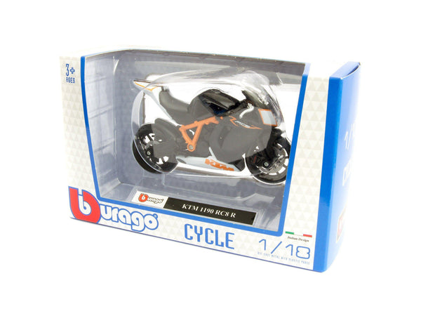KTM 1190 RC8 R black - 1:18 Scale Motorbike Model