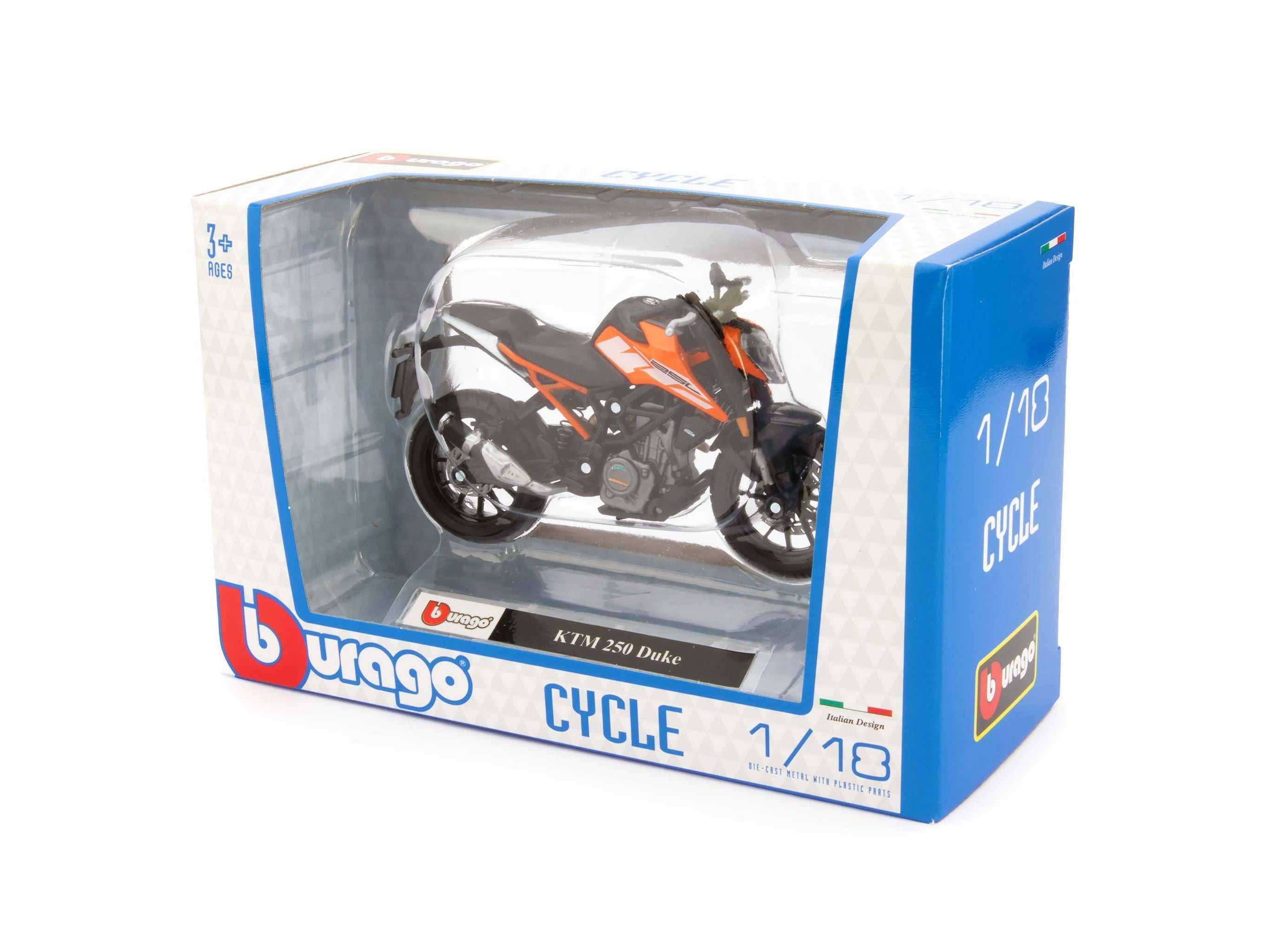KTM 250 Duke orange - 1:18 Scale Motorbike Model