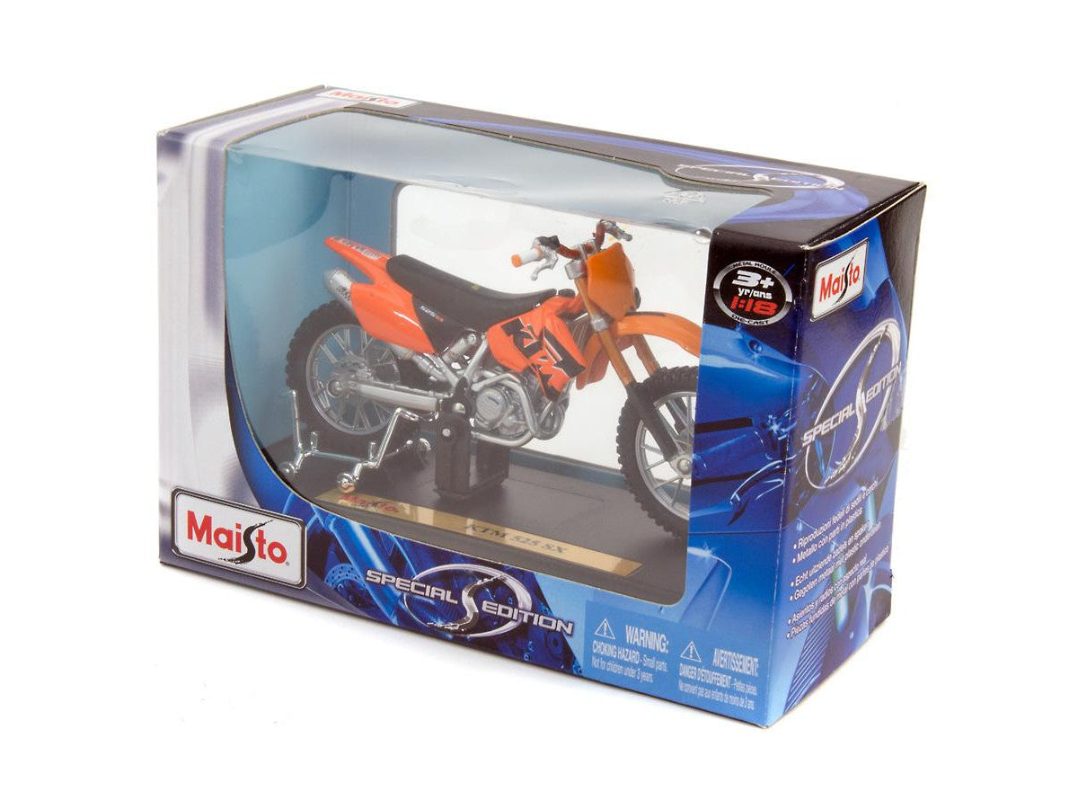 KTM 525 SX orange - 1:18 Scale Motorbike Model