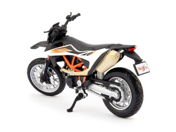 KTM 690 SMC R white - 1:18 Scale Motorbike Model