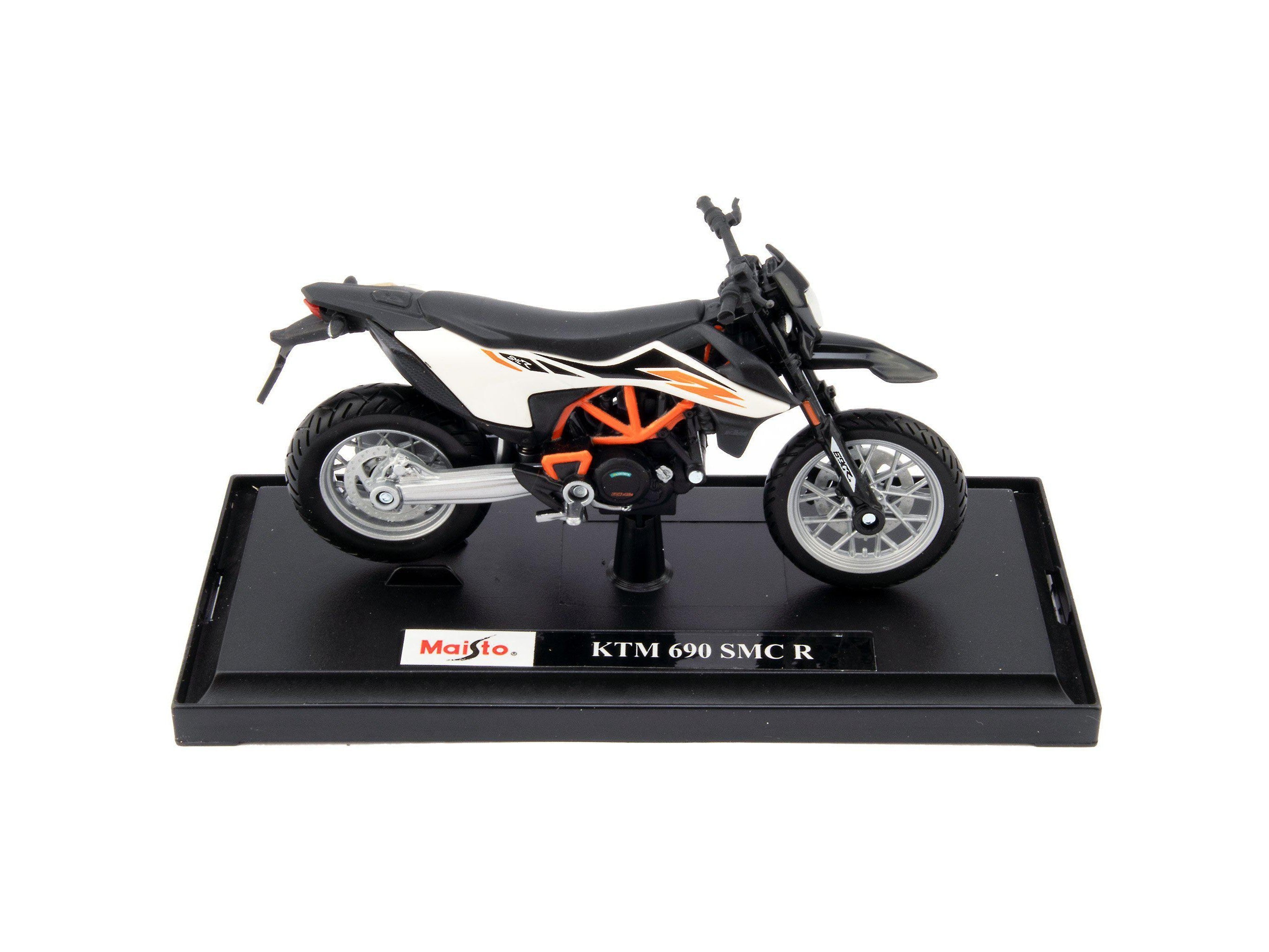 KTM 690 SMC R white - 1:18 Scale Motorbike Model