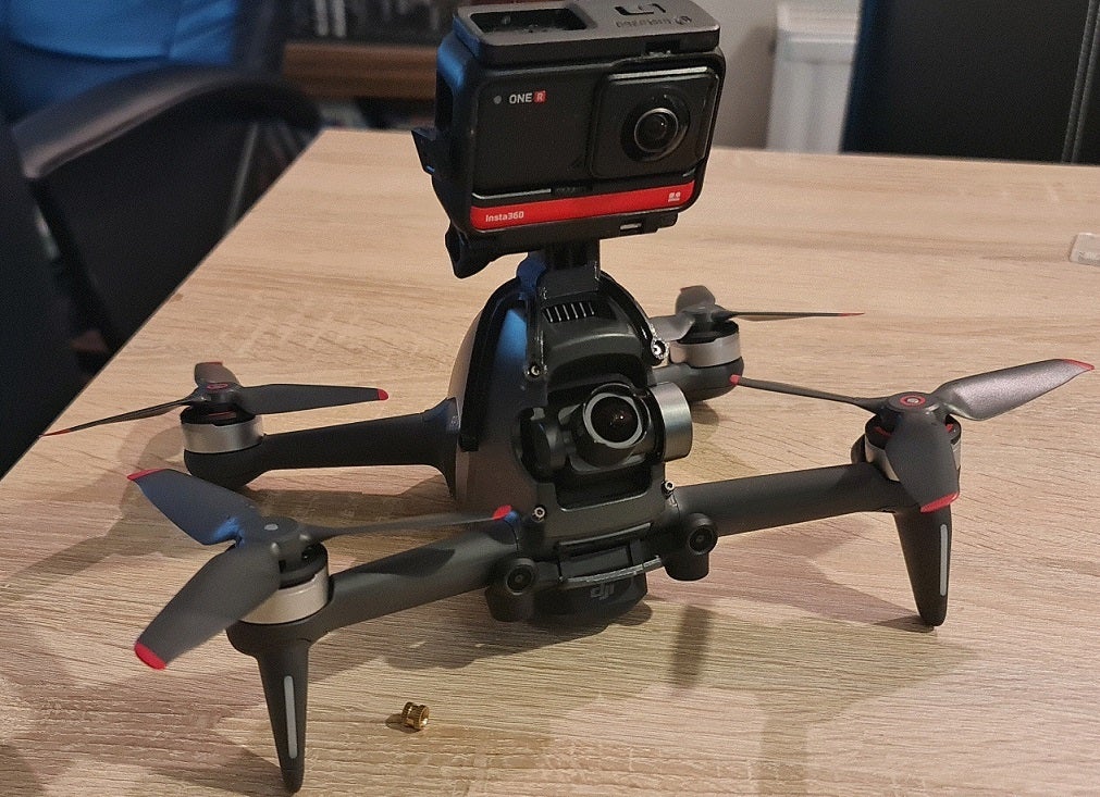 Action Camera Mount Base (Gopro) for DJI FPV Drone - TPU 3D Printed