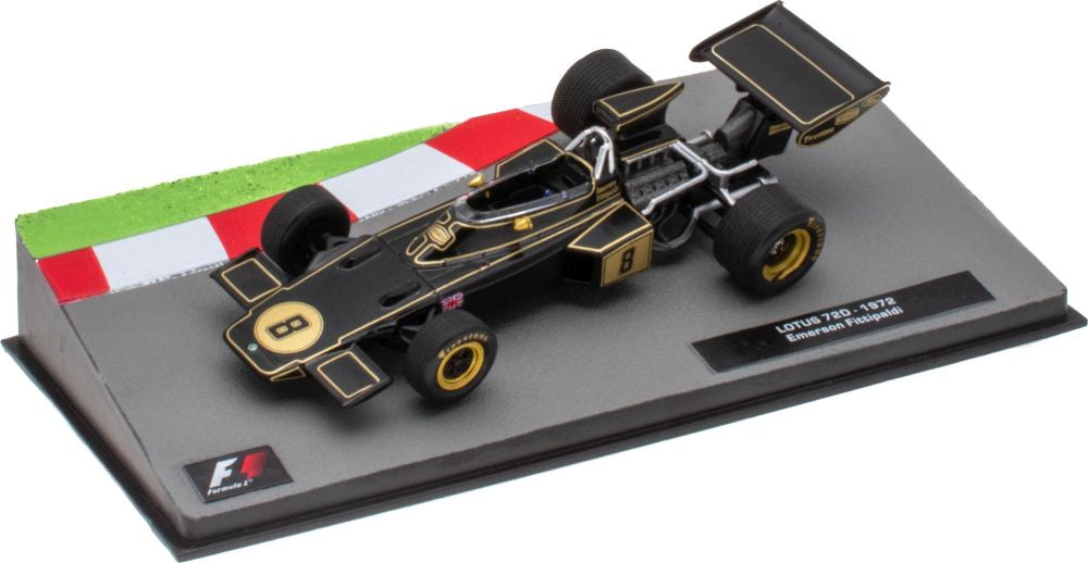 Lotus 72D #8 F1 1972 Emerson Fittipaldi 1:43 Scale Diecast Model