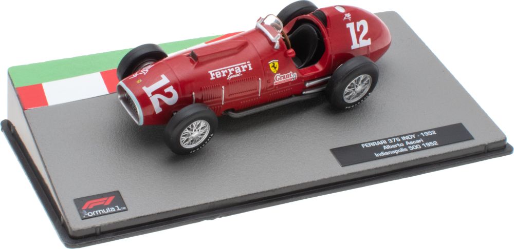 Ferrari 375 Indy #12 Indianapolois 500 1952 Alberto Ascari 1:43 Scale Diecast Model
