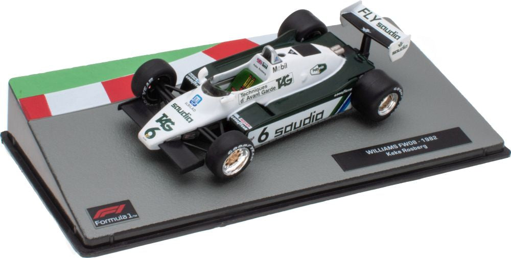 Williams FW08 #6 F1 1982 Keke Rosberg 1:43 Scale Diecast Model