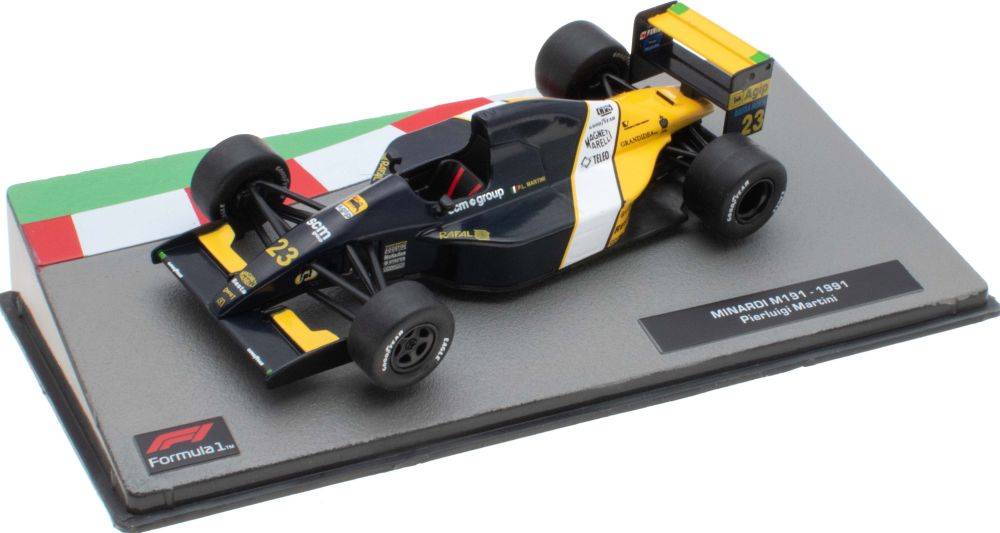 Minardi M191 #23 F1 1991 Pierluigi Martini 1:43 Scale Diecast Model