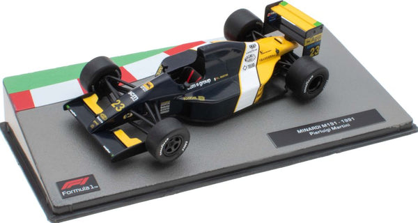 Minardi M191 #23 F1 1991 Pierluigi Martini 1:43 Scale Diecast Model