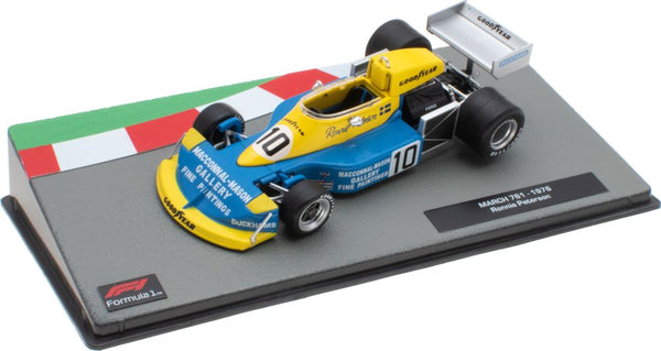 March 761 #10 F1 1976 Ronnie Peterson 1:43 Scale Diecast Model