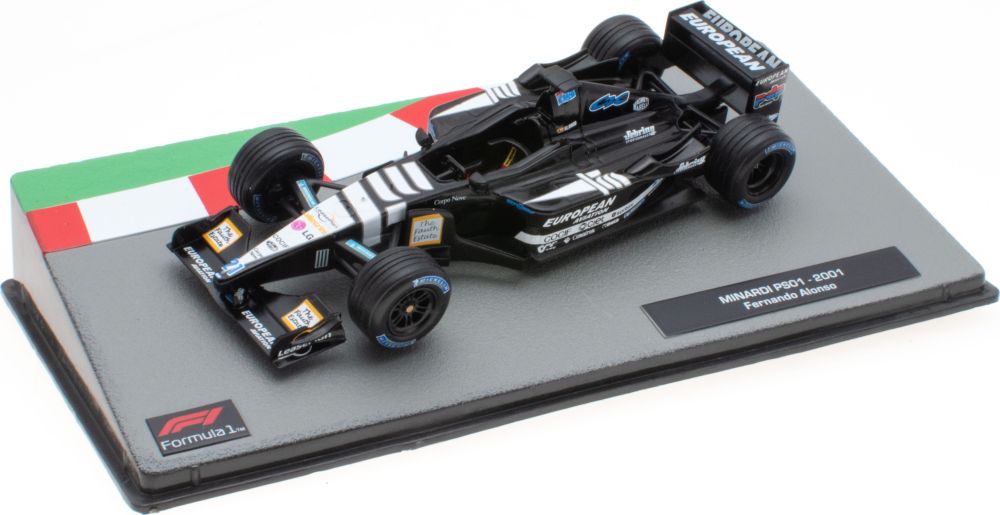 Minardi PS01 #21 F1 2001 Fernando Alonso 1:43 Scale Diecast Model