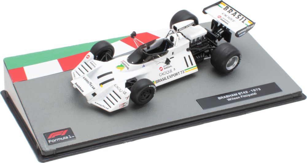 Brabham BT42 #11 F1 1973 Wilson Fittipaldi 1:43 Scale Diecast Model